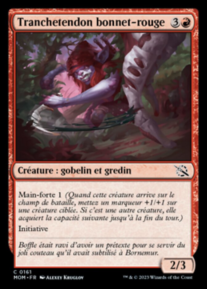 Tranchetendon bonnet-rouge