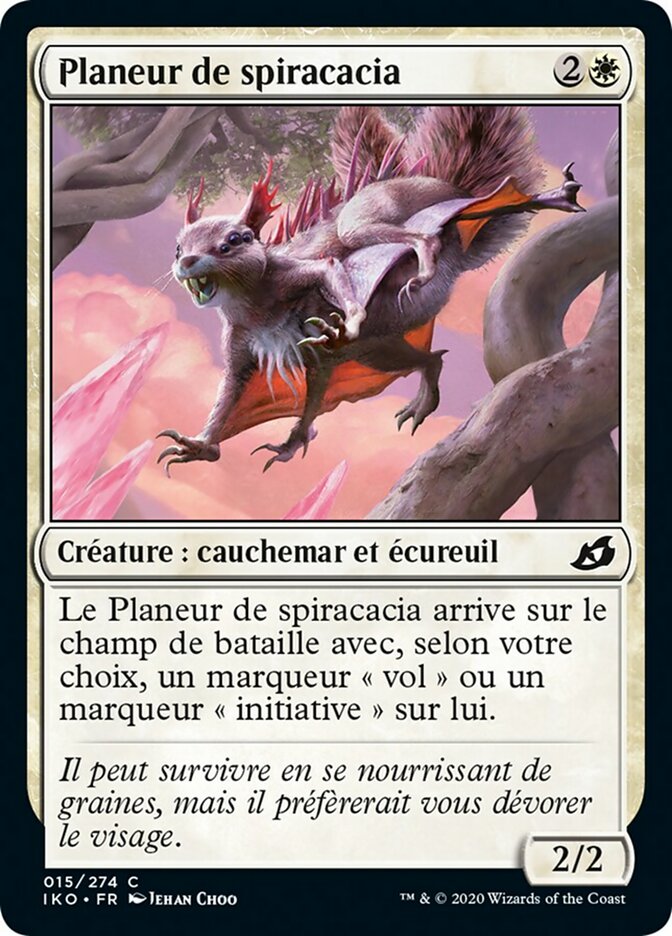 Planeur de spiracacia
