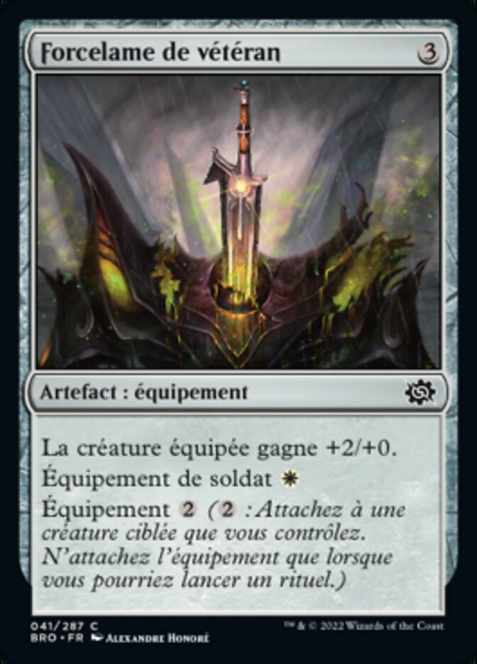 Forcelame de vétéran