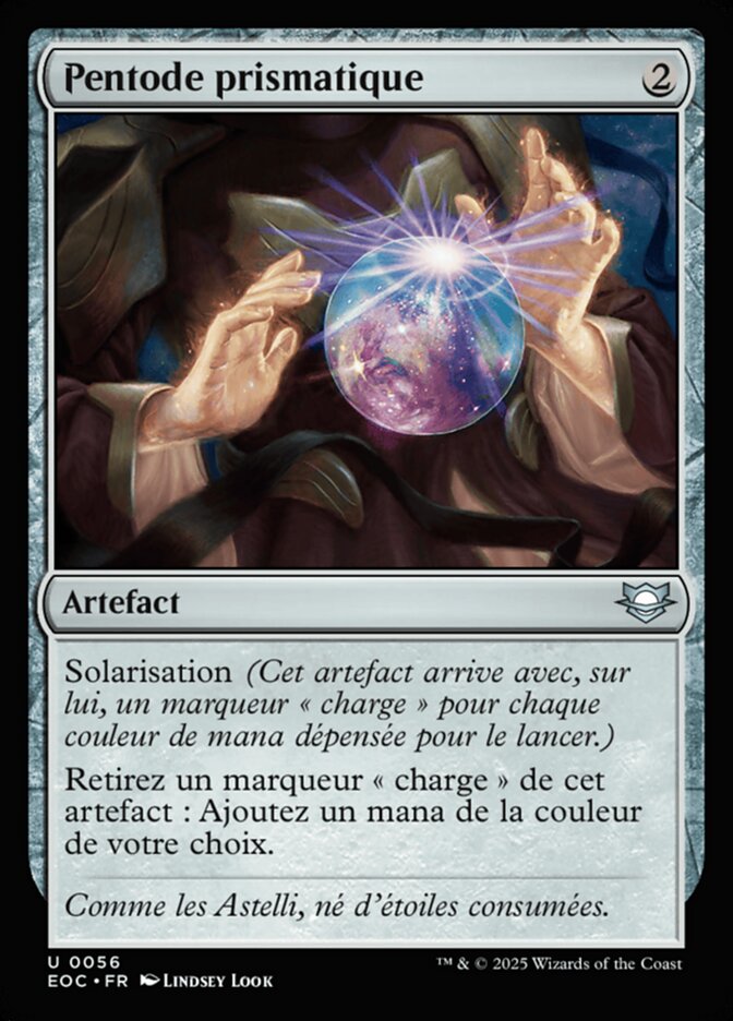 Pentode prismatique