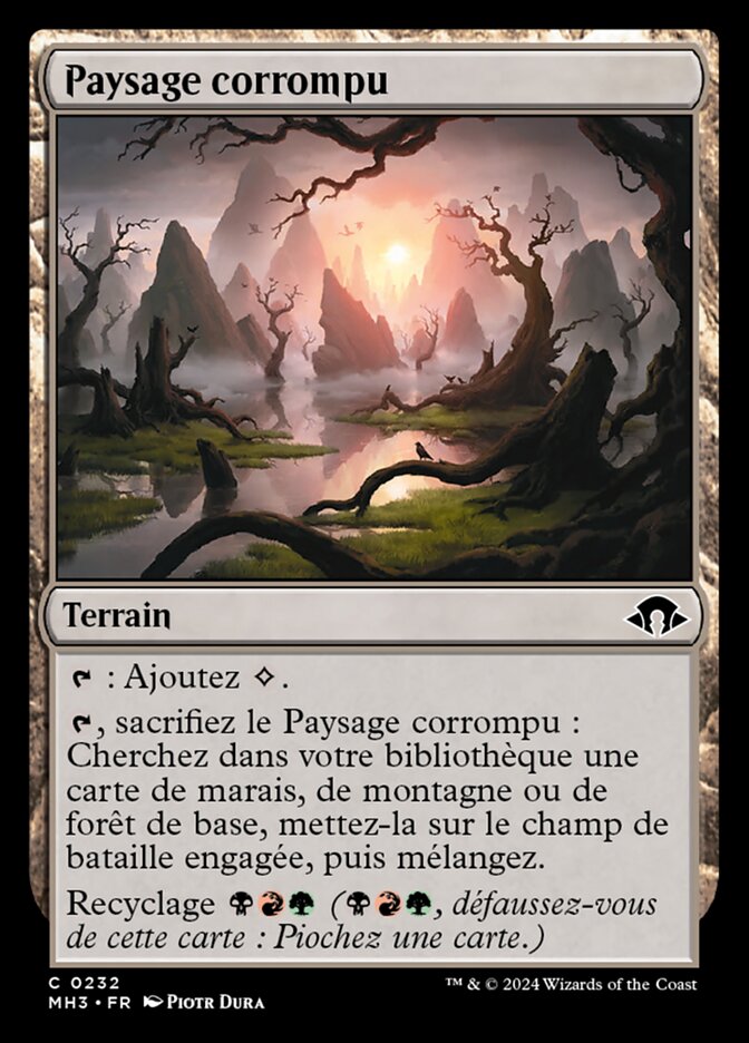 Paysage corrompu