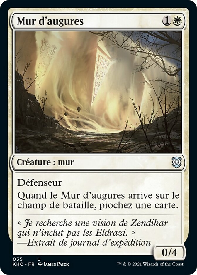 Mur d'augures