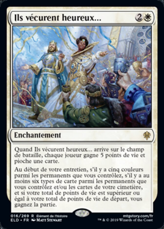 Ils vécurent heureux...
