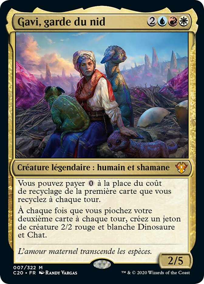 Gavi, garde du nid