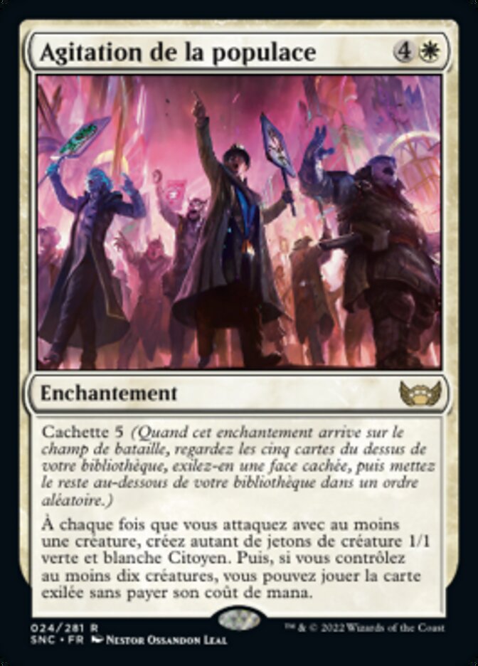Agitation de la populace