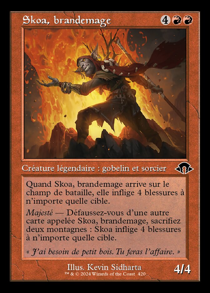 Skoa, brandemage