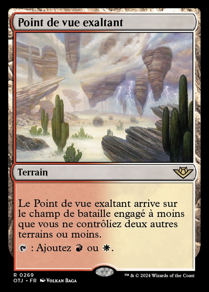 Point de vue exaltant
