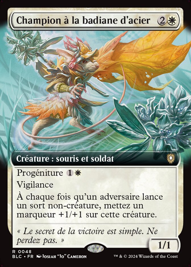 Champion à la badiane d'acier