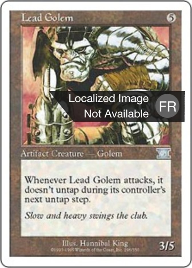 Golem de plomb