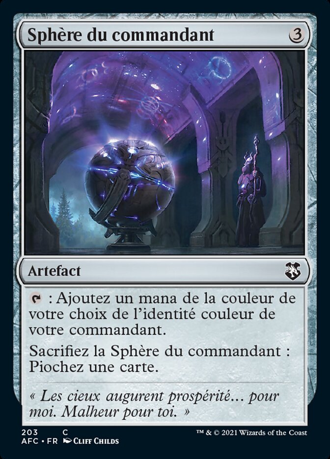 Sphère du commandant