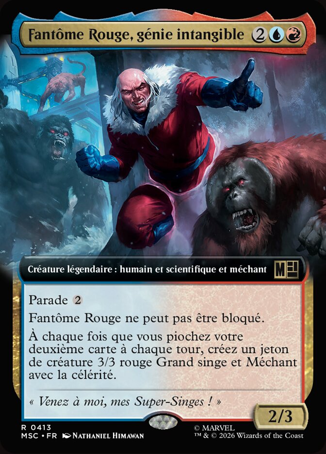 Fantôme Rouge, génie intangible