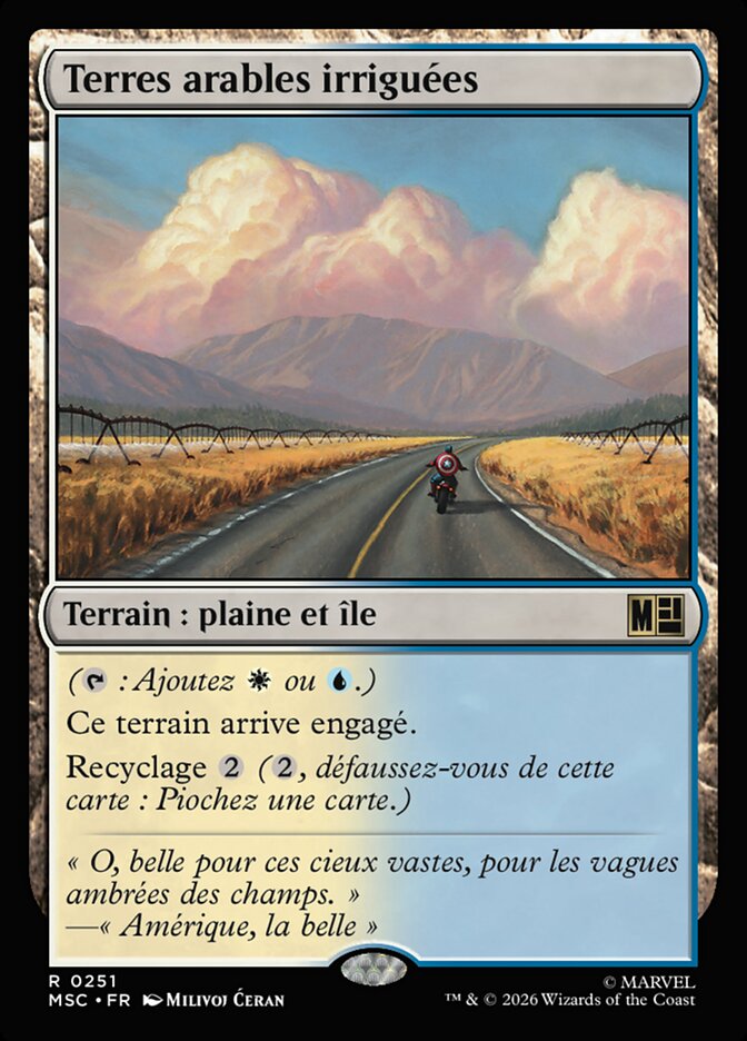 Terres arables irriguées