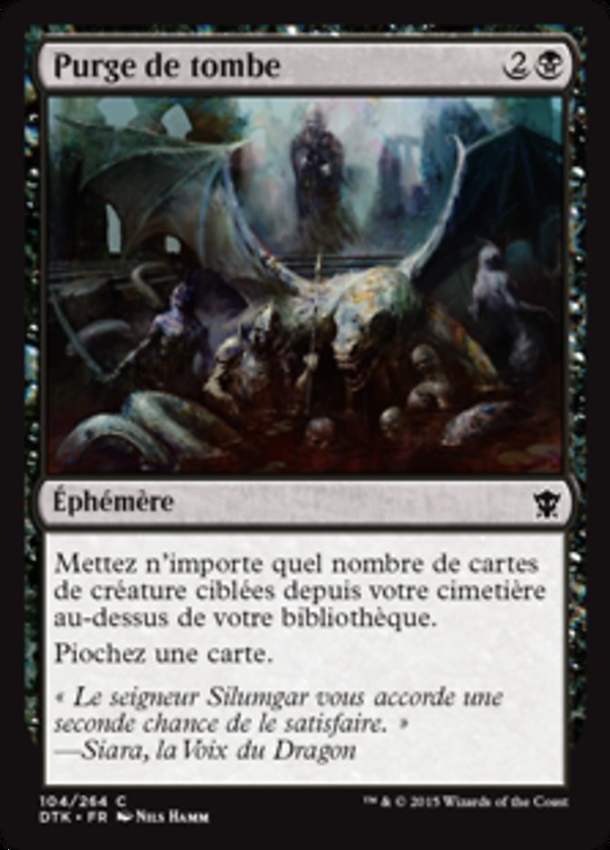 Purge de tombe