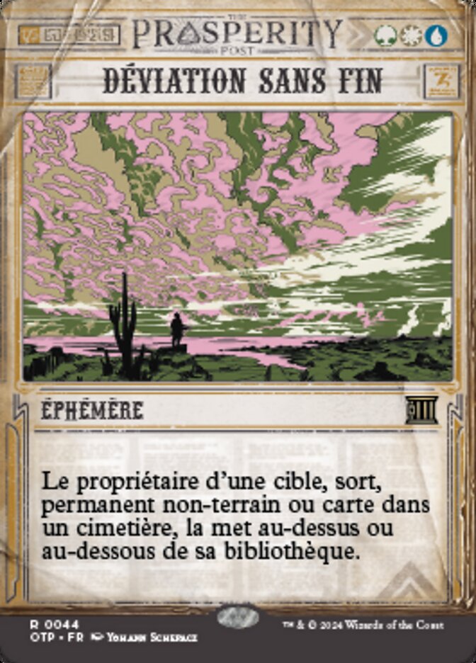 Déviation sans fin