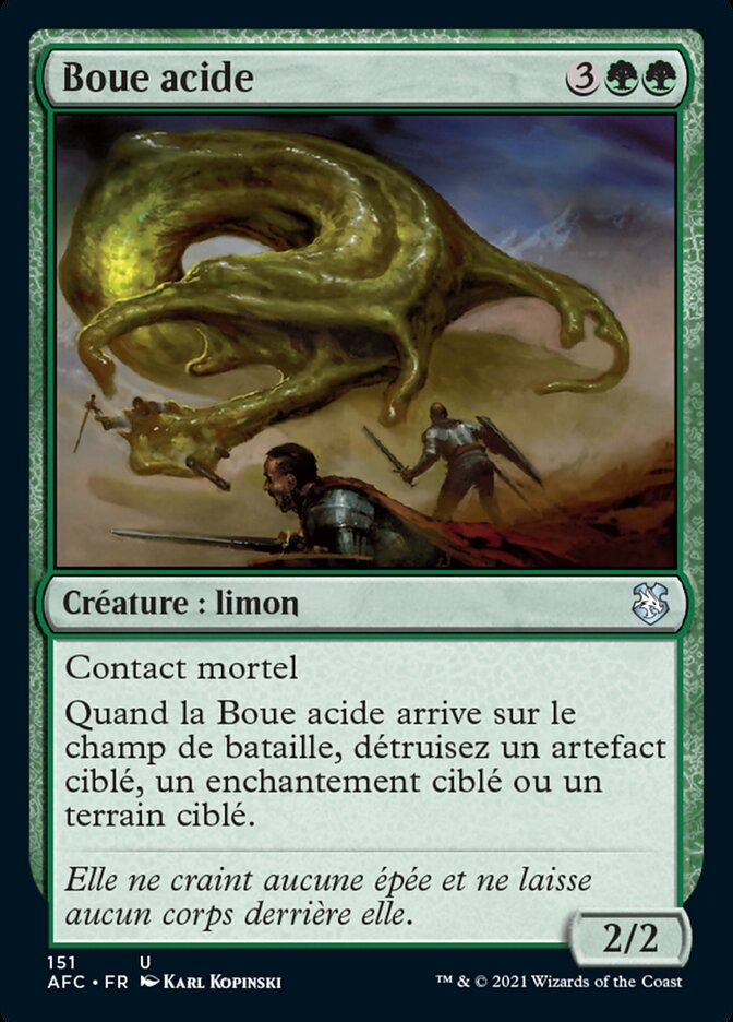 Boue acide