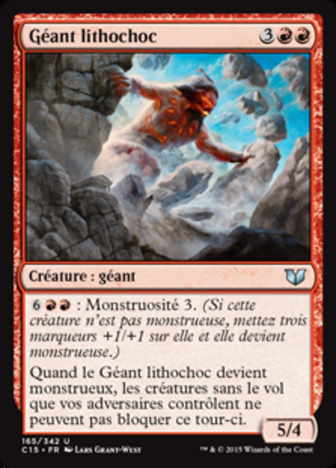 Géant lithochoc