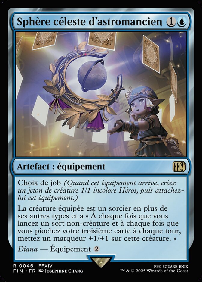 Sphère céleste d'astromancien