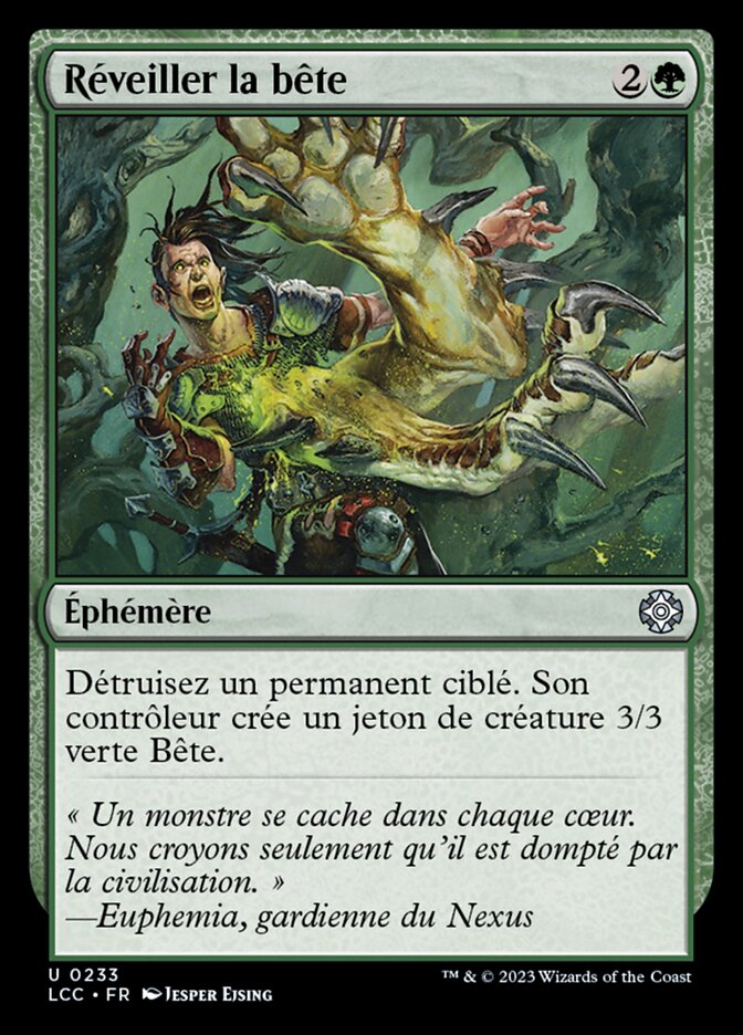 Réveiller la bête
