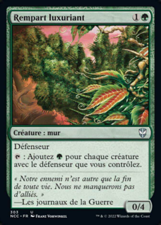 Rempart luxuriant