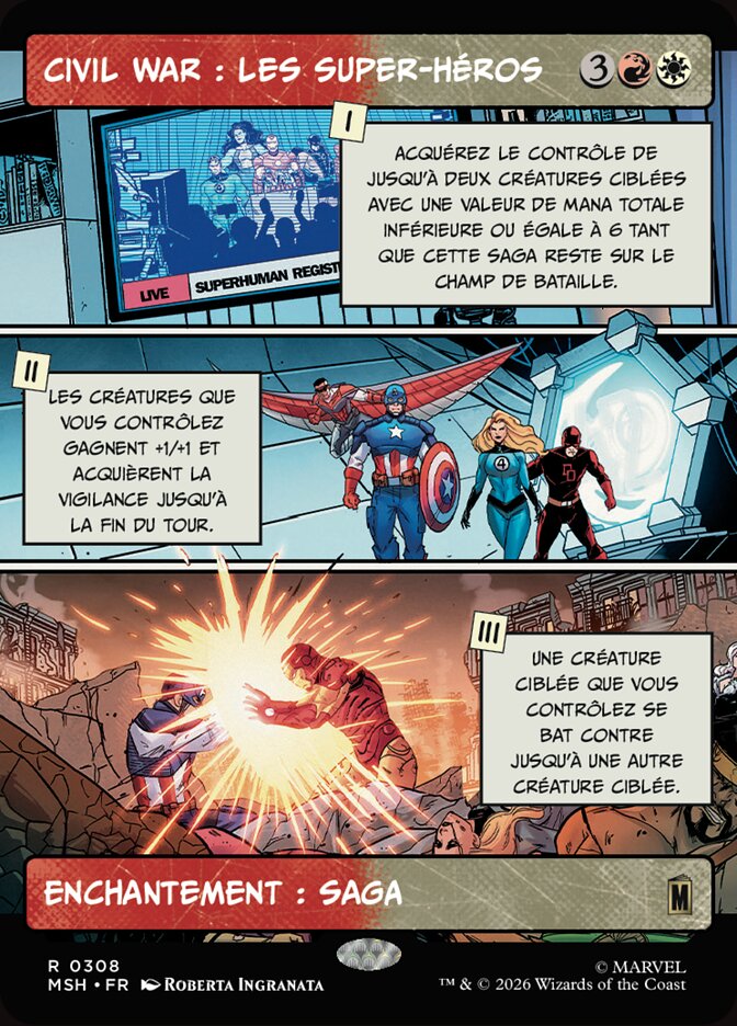 Civil War : les super-héros