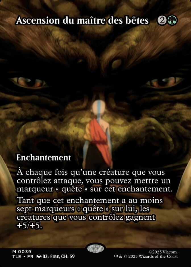 Ascension du maître des bêtes