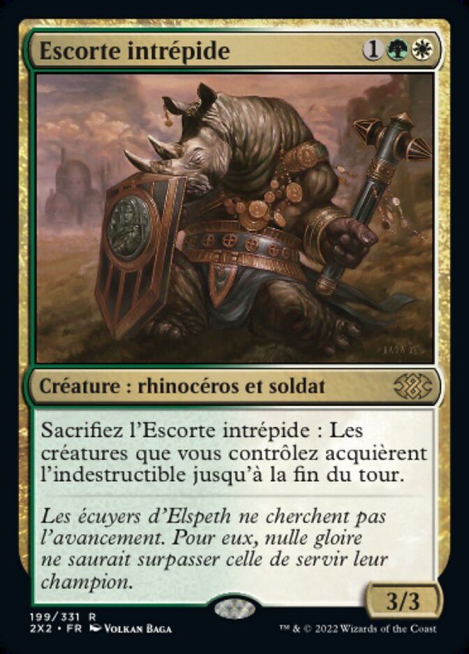 Escorte intrépide