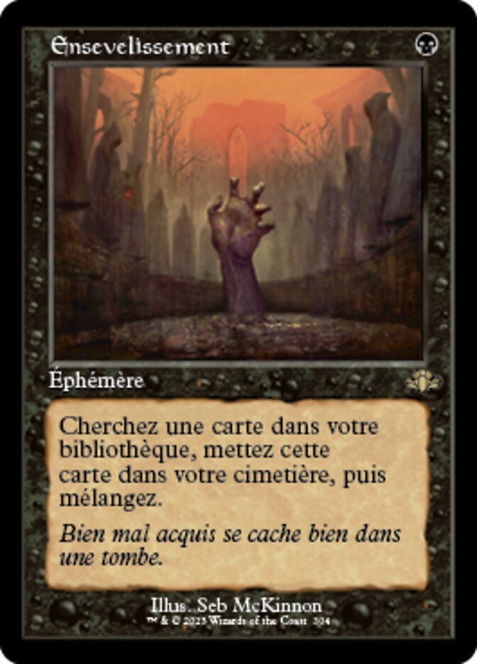Ensevelissement