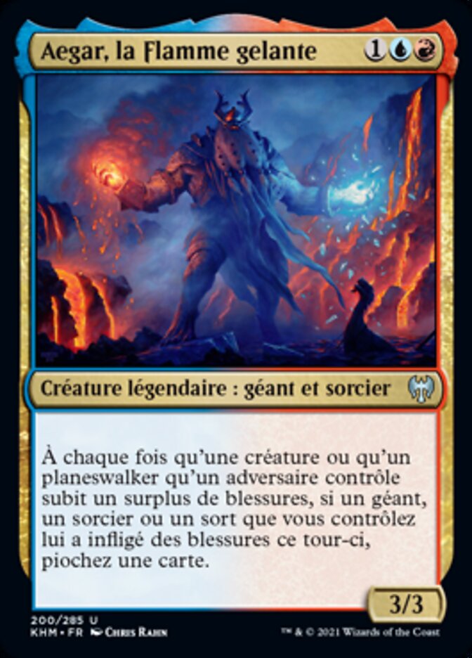 Aegar, la Flamme gelante