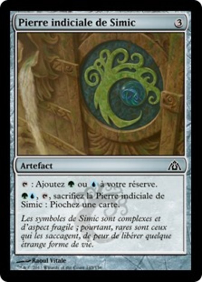 Pierre indiciale de Simic