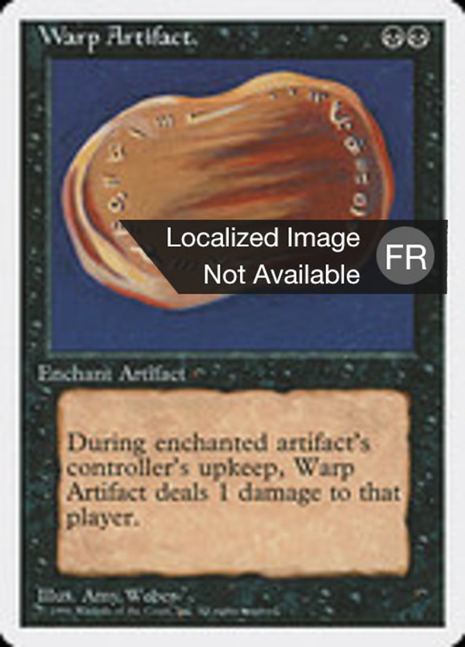 Distorsion d'artefact