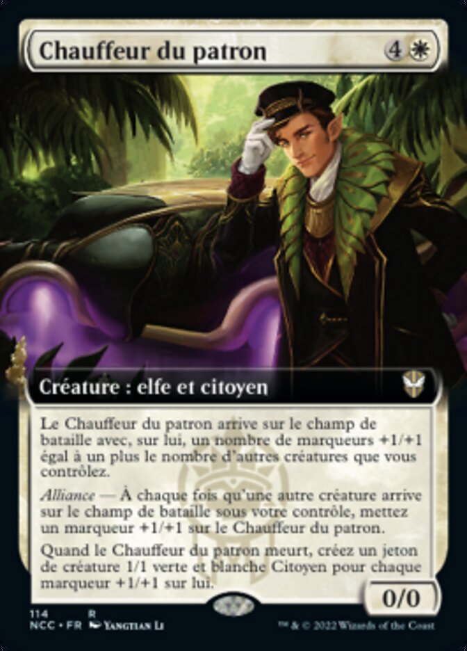 Chauffeur du patron