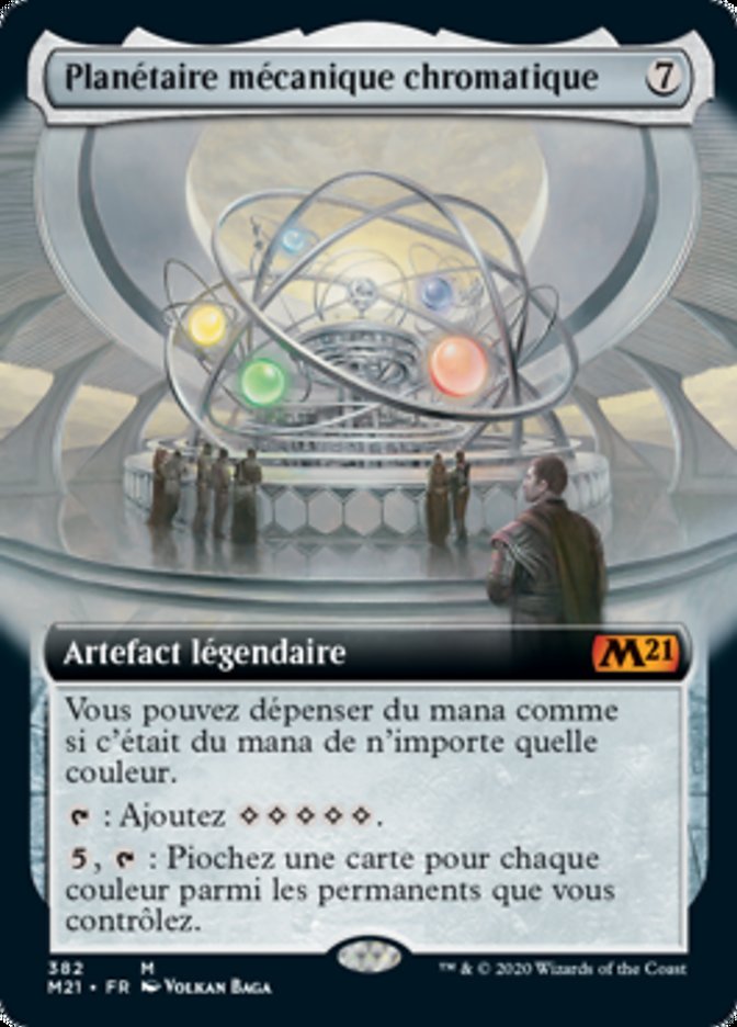 Planétaire mécanique chromatique