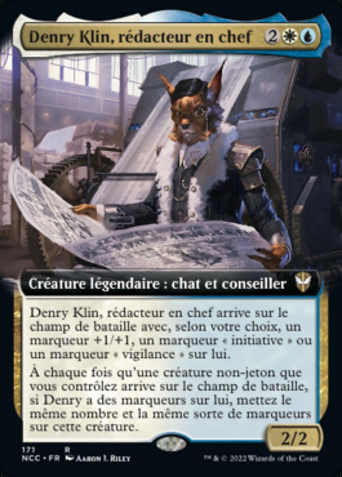 Denry Klin, rédacteur en chef