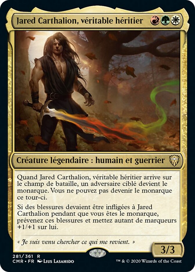 Jared Carthalion, véritable héritier