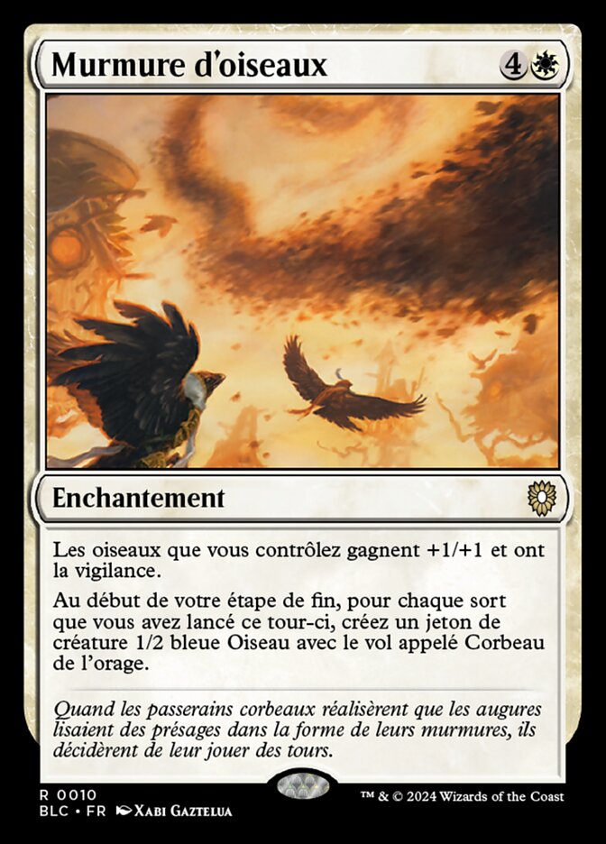 Murmure d'oiseaux