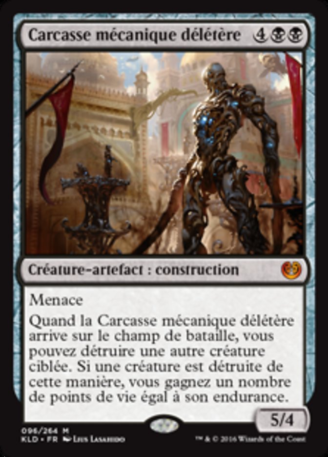 Carcasse mécanique délétère