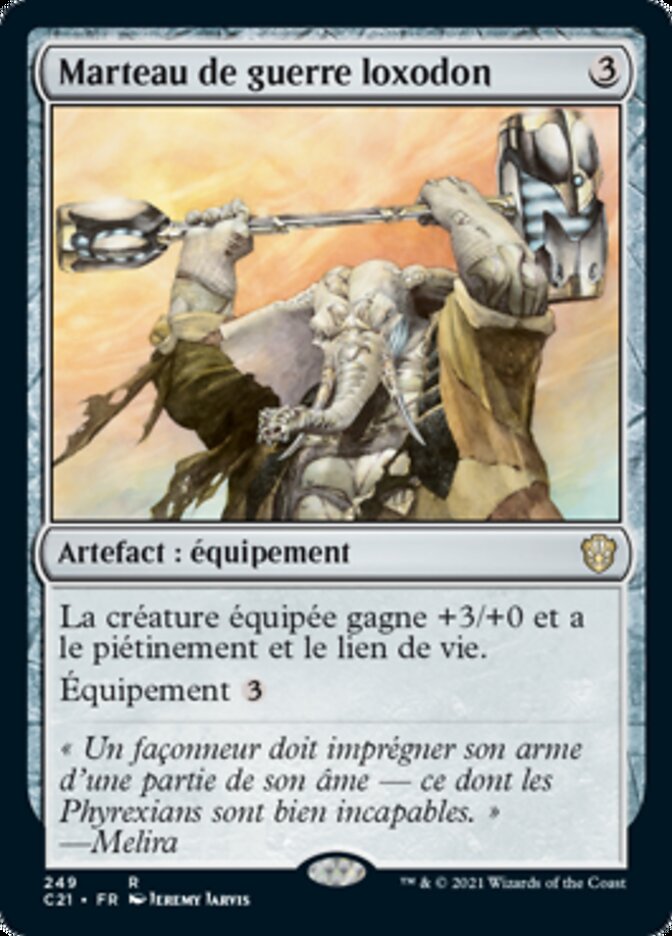 Marteau de guerre loxodon
