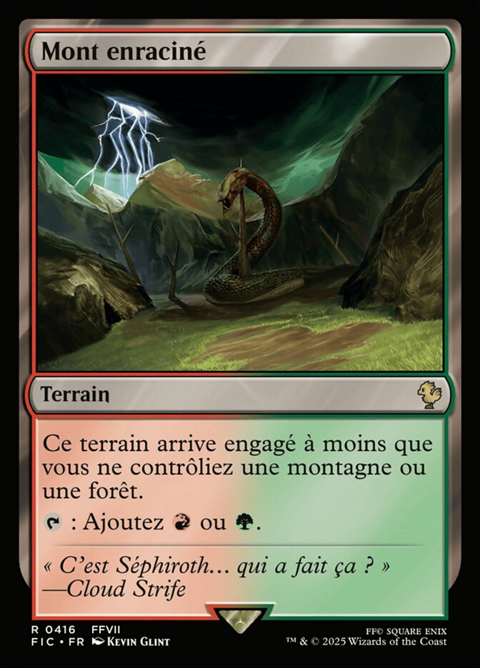 Mont enraciné
