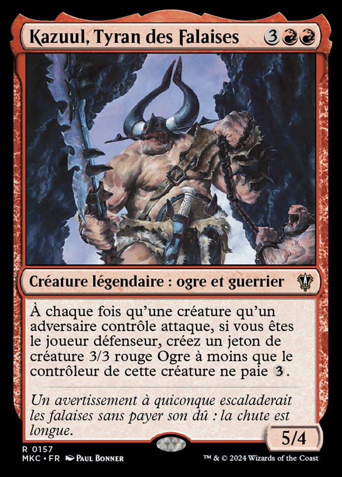 Kazuul, Tyran des Falaises