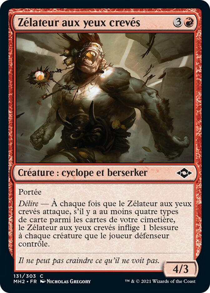 Zélateur aux yeux crevés