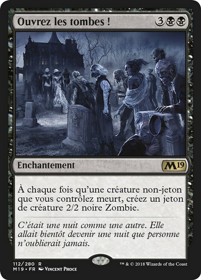 Ouvrez les tombes !