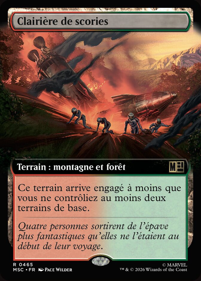 Clairière de scories
