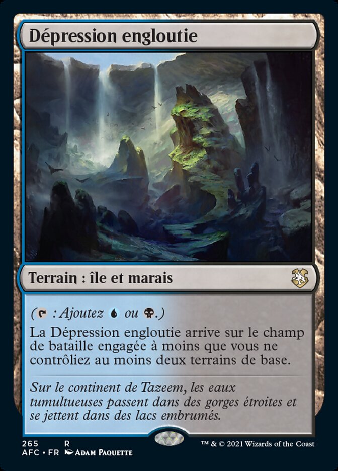 Dépression engloutie