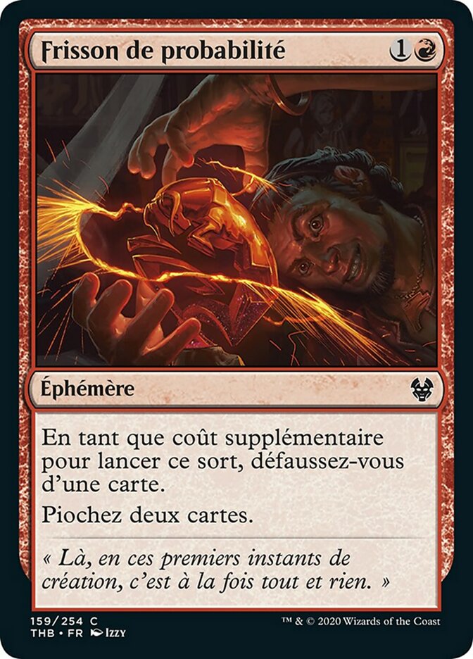 Frisson de probabilité