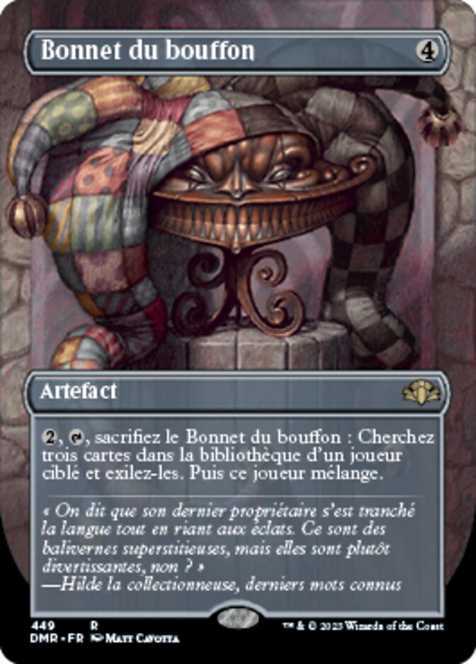 Bonnet du bouffon