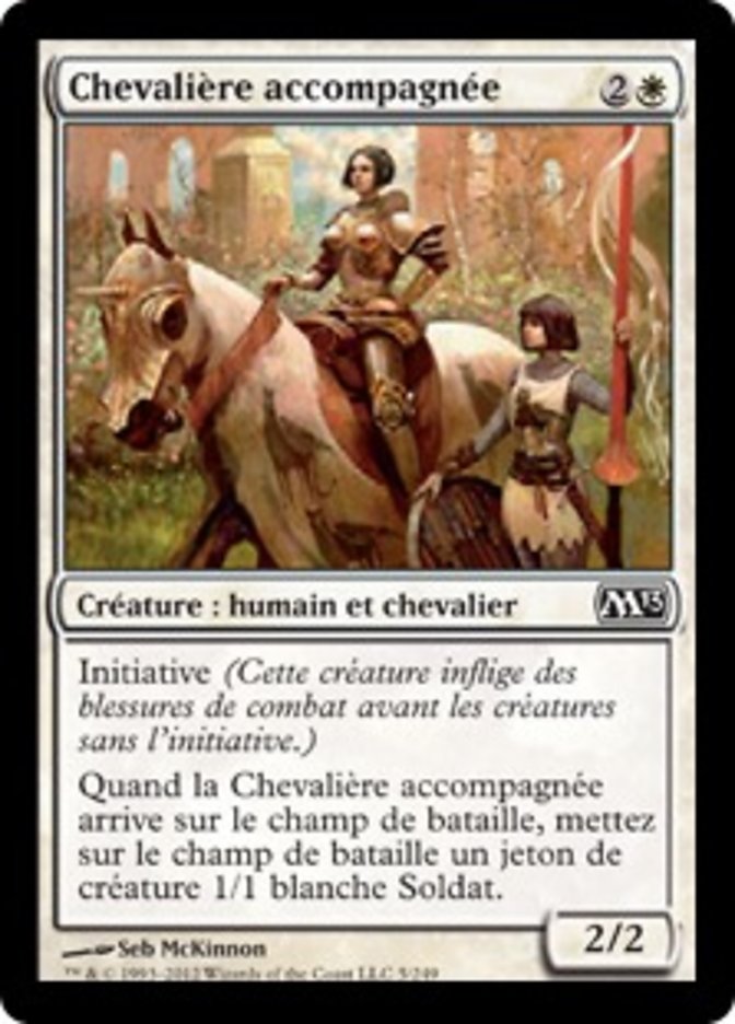 Chevalière accompagnée