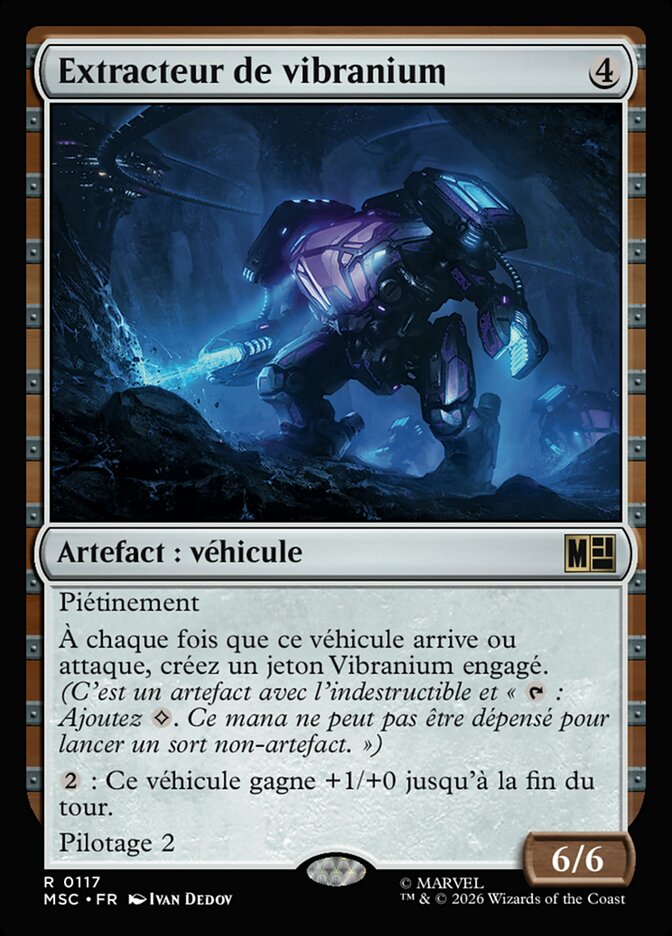 Extracteur de vibranium