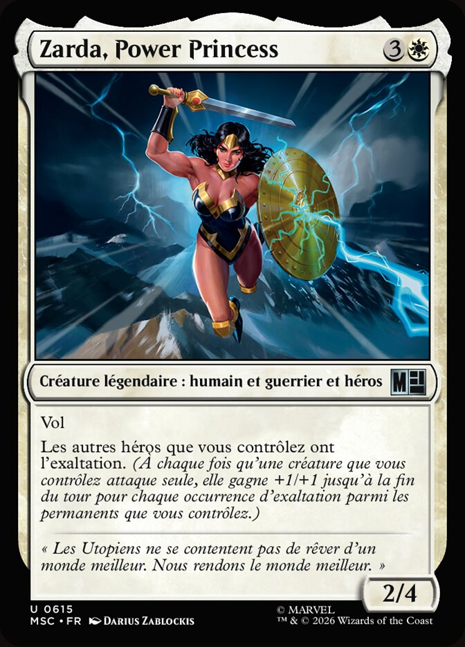 Zarda, Power Princess