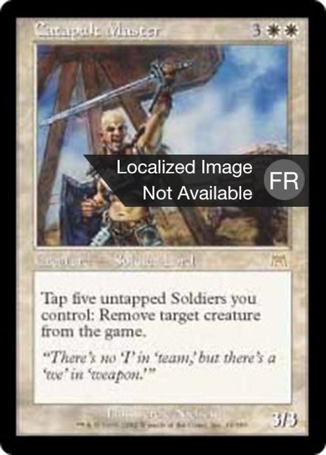 Maître des catapultes