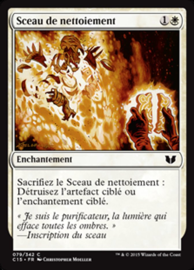 Sceau de nettoiement